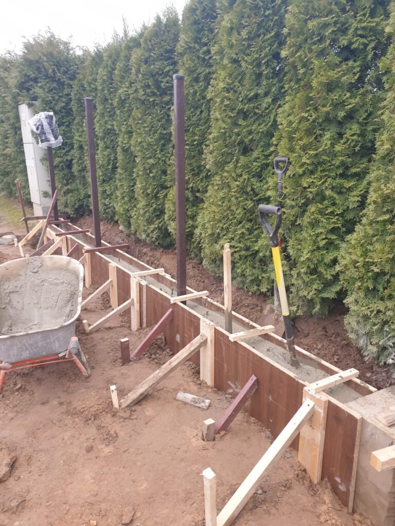 Atraminių sienelių įrengimas